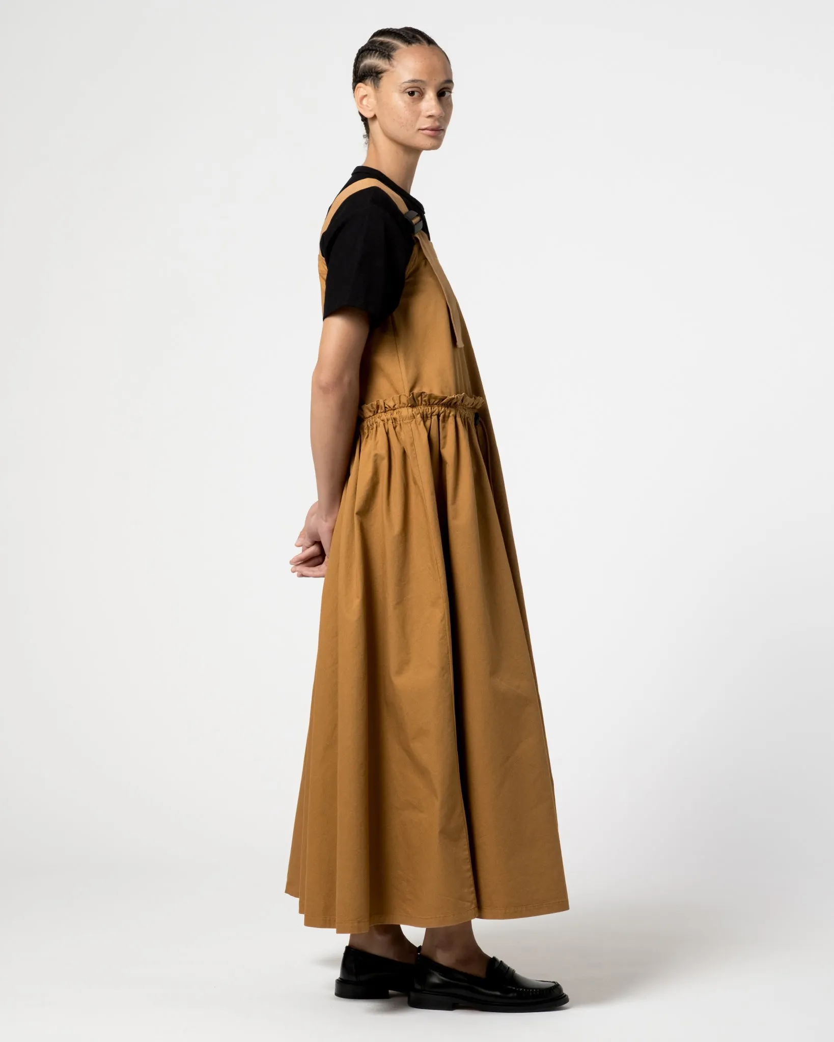 G.o.D Sun Dress Light Cotton Drill Almond