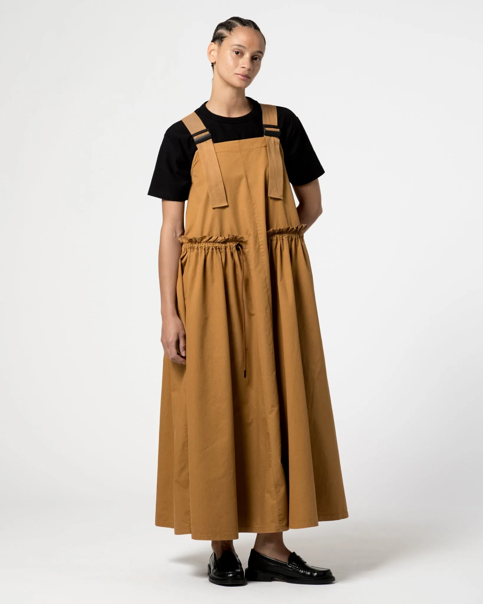 G.o.D Sun Dress Light Cotton Drill Almond