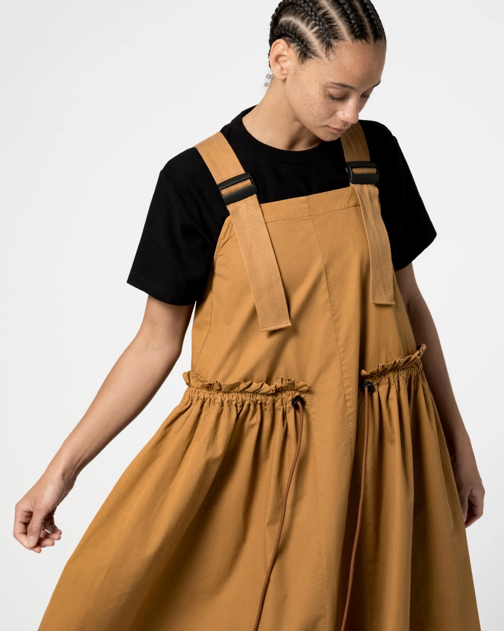 G.o.D Sun Dress Light Cotton Drill Almond