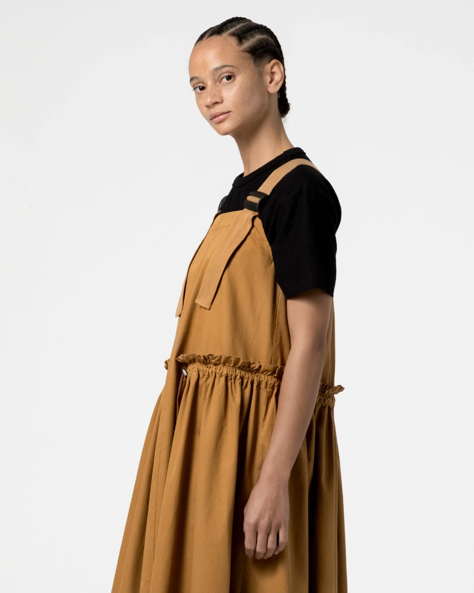 G.o.D Sun Dress Light Cotton Drill Almond