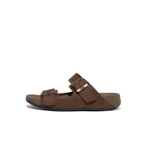 GOGH MOC Men's Buckle Leather Slides