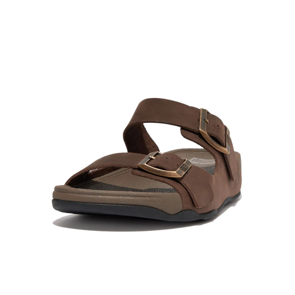 GOGH MOC Men's Buckle Leather Slides