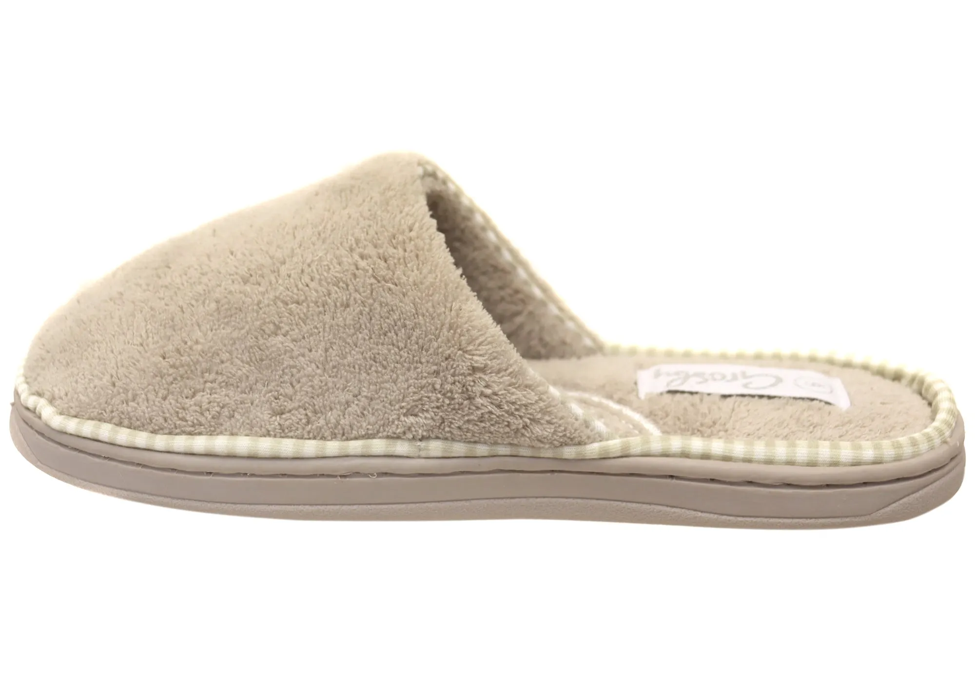 Grosby Invisible Loop Womens Comfortable Open Back Slippers