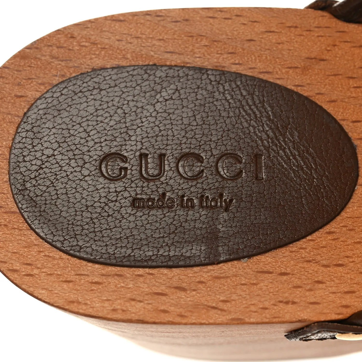 GUCCI GG GOATSKIN HORSEBIT MONOGRAM CLOGS