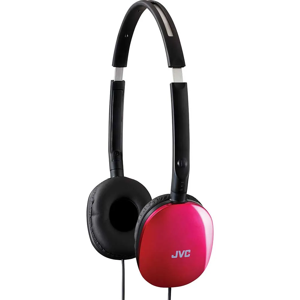 HA-S160P “FLATS” Foldable Headphones, Pink