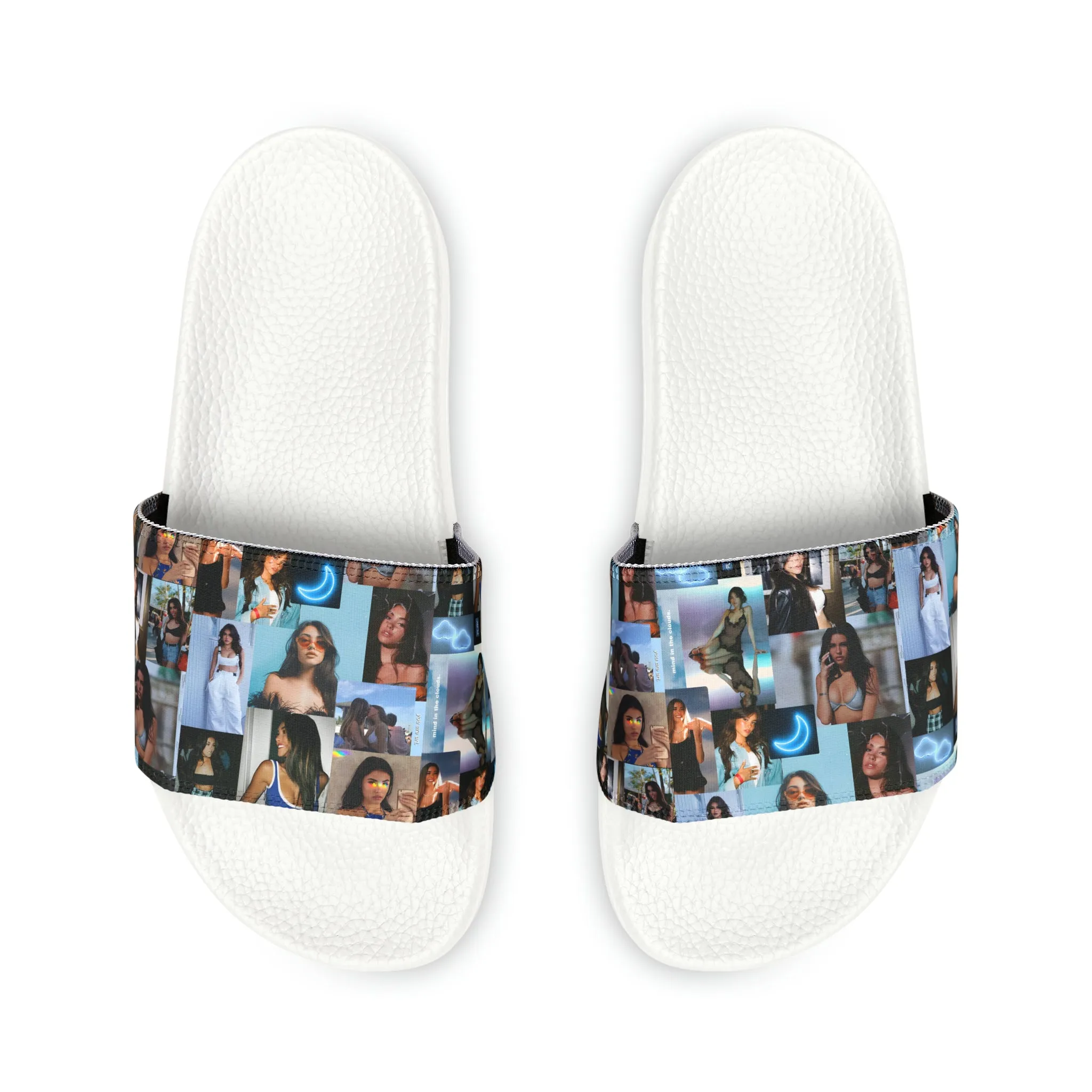 Madison Beer Mind In The Clouds Collage Women's Slide Sandals