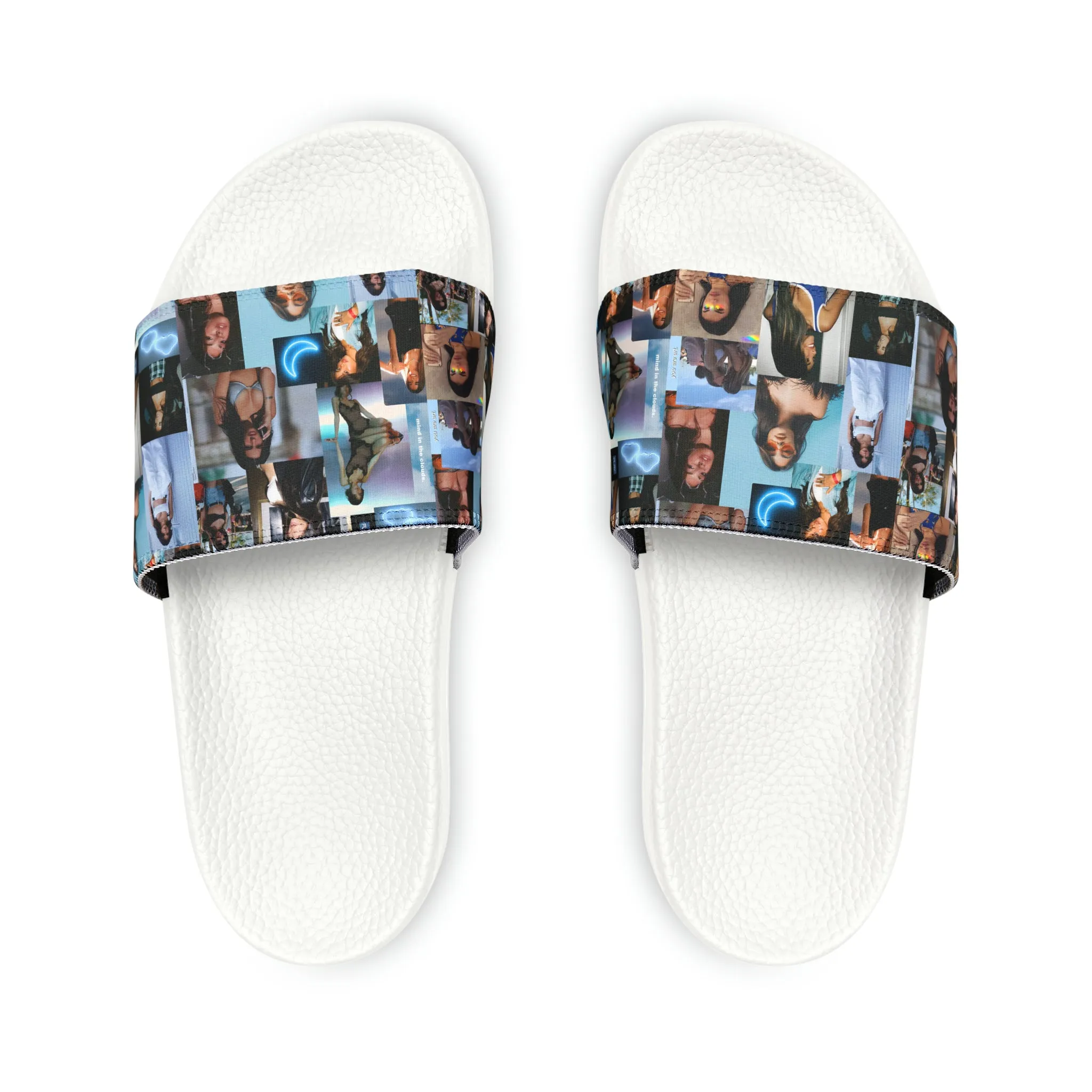 Madison Beer Mind In The Clouds Collage Women's Slide Sandals
