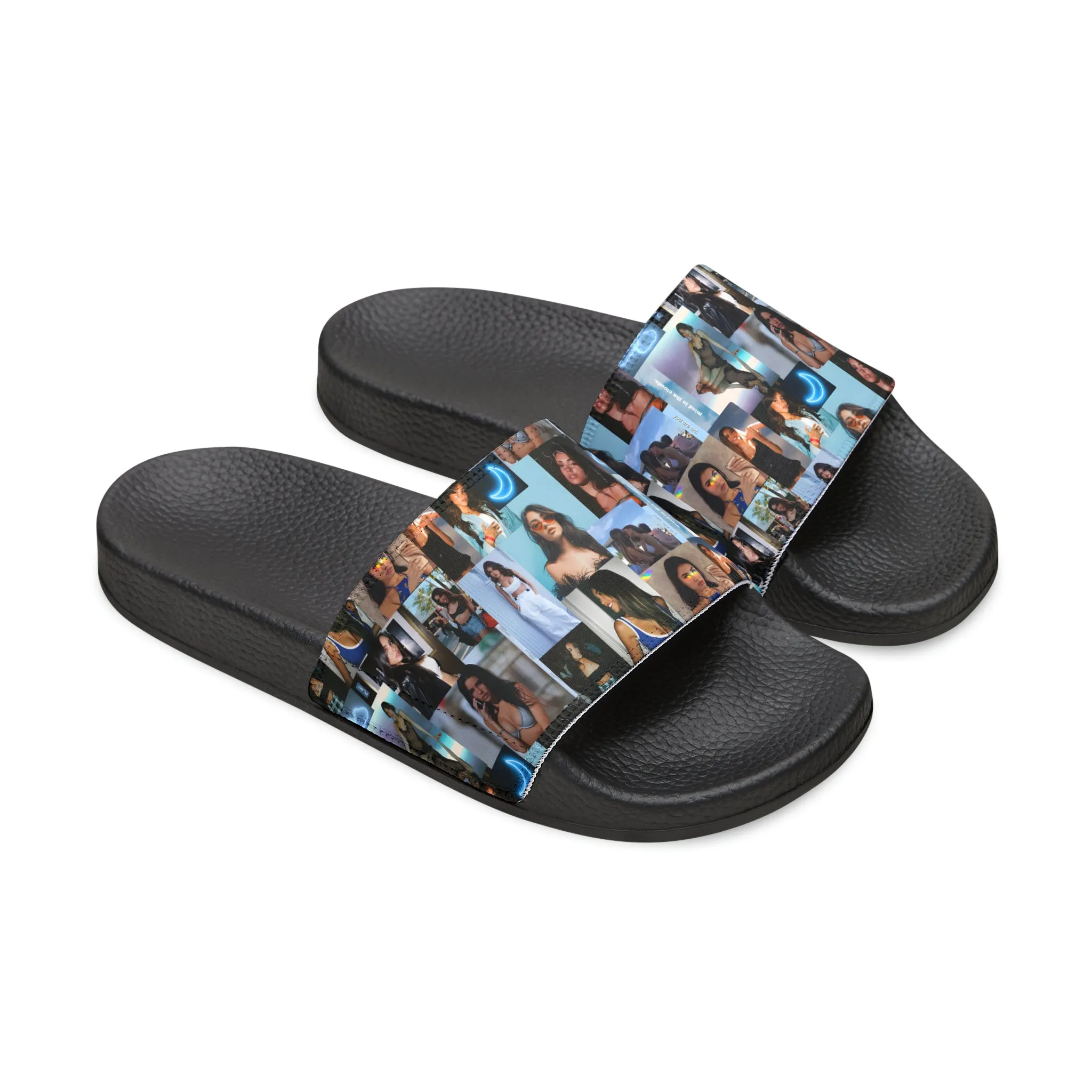 Madison Beer Mind In The Clouds Collage Women's Slide Sandals