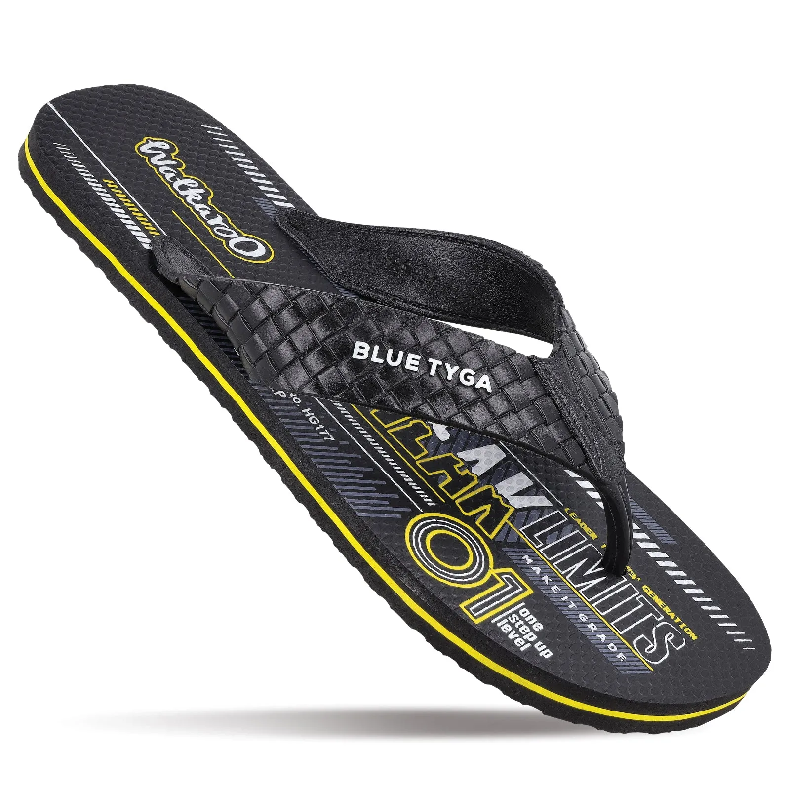 Men's Hawai Slippers - HG177 Black