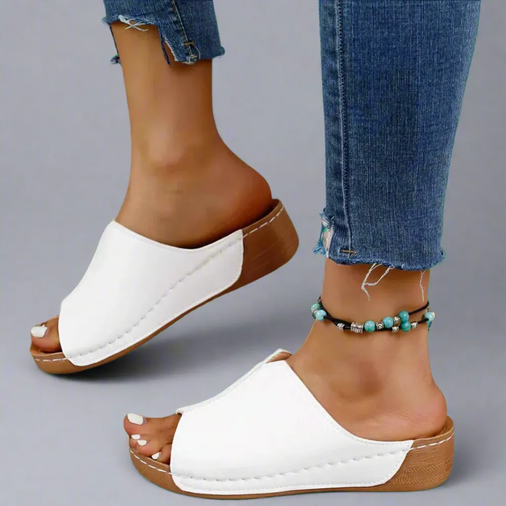 Noemi | Artisan Crafted Wedge Sandals in Premium Materials