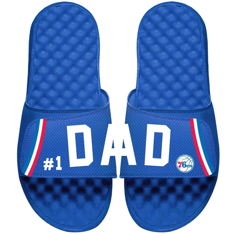 Philadelphia 76ers ISlide Dad Slide Sandals - Royal