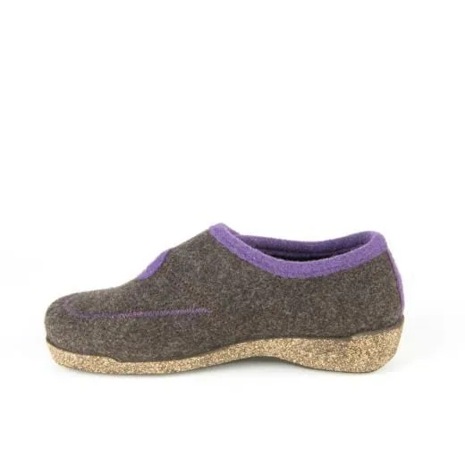 Portofino Women's Wool Slippers- Marron
