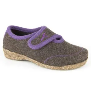 Portofino Women's Wool Slippers- Marron