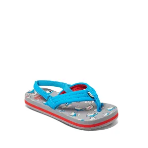 Reef Little Kids' Ahi Flip-Flops (Nom Nom)