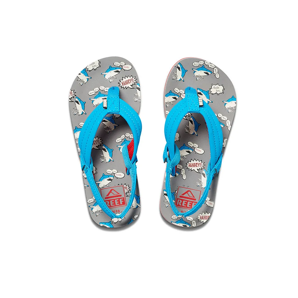 Reef Little Kids' Ahi Flip-Flops (Nom Nom)