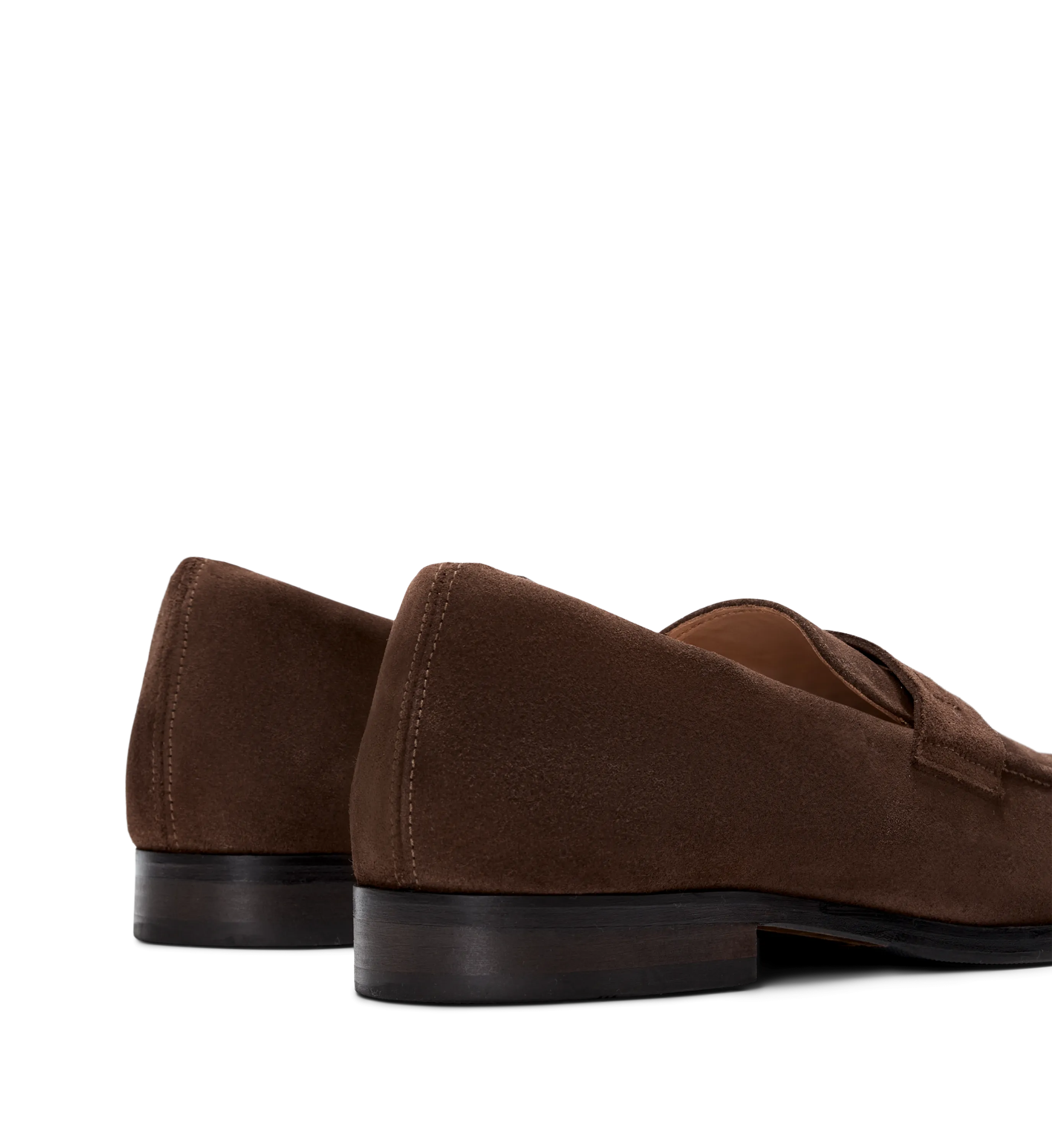 Samarium Brown Suede Loafers