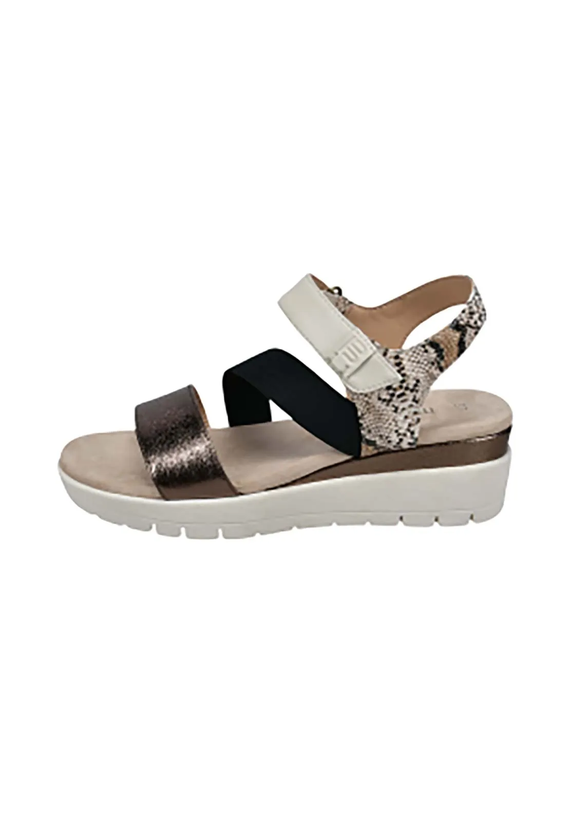 Senay Sandal - Multi / Animal Print