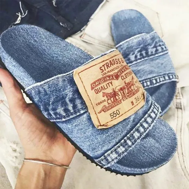 Senza | Without Denim Slippers For Women