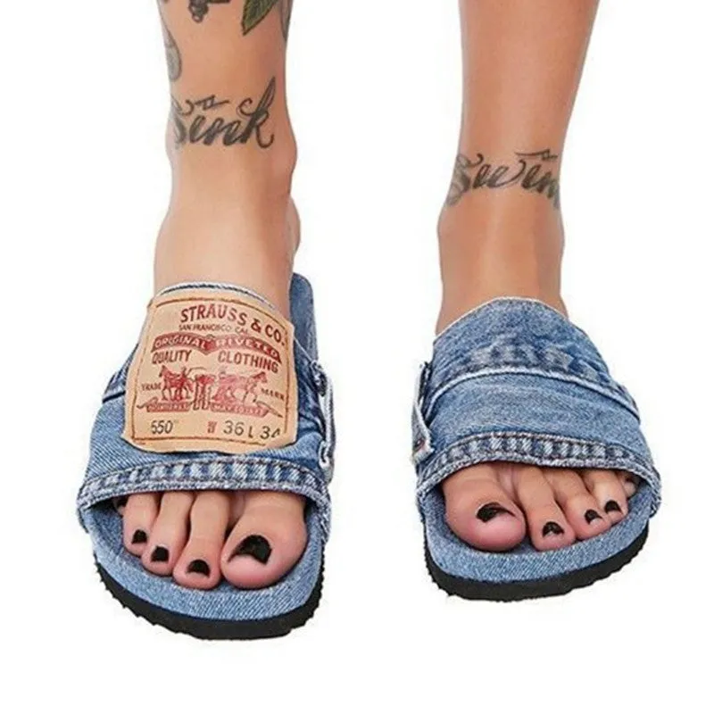 Senza | Without Denim Slippers For Women
