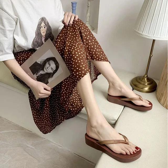 Simple Solid Color Comfortable Fancy Slippers FS-125