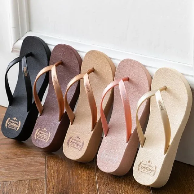 Simple Solid Color Comfortable Fancy Slippers FS-125