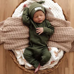 Snuggle Hunny Kids Growsuit - Olive