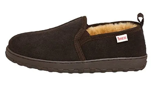 Tamarac by Slippers International Men's Cody Sheepskin Slipper,Rootbeer,10 M US