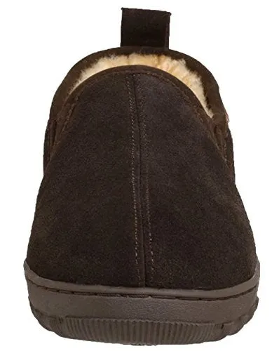 Tamarac by Slippers International Men's Cody Sheepskin Slipper,Rootbeer,10 M US