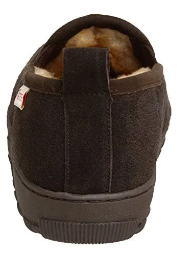 Tamarac by Slippers International Men's Cody Sheepskin Slipper,Rootbeer,10 M US