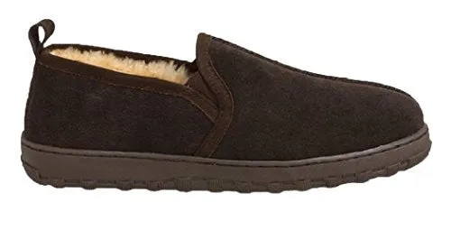 Tamarac by Slippers International Men's Cody Sheepskin Slipper,Rootbeer,10 M US