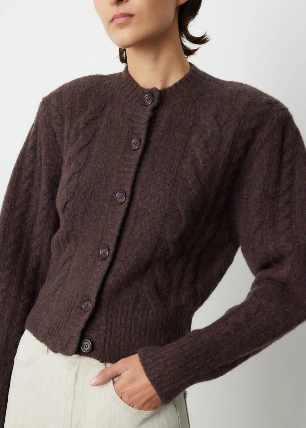 Terry Knit Cardigan