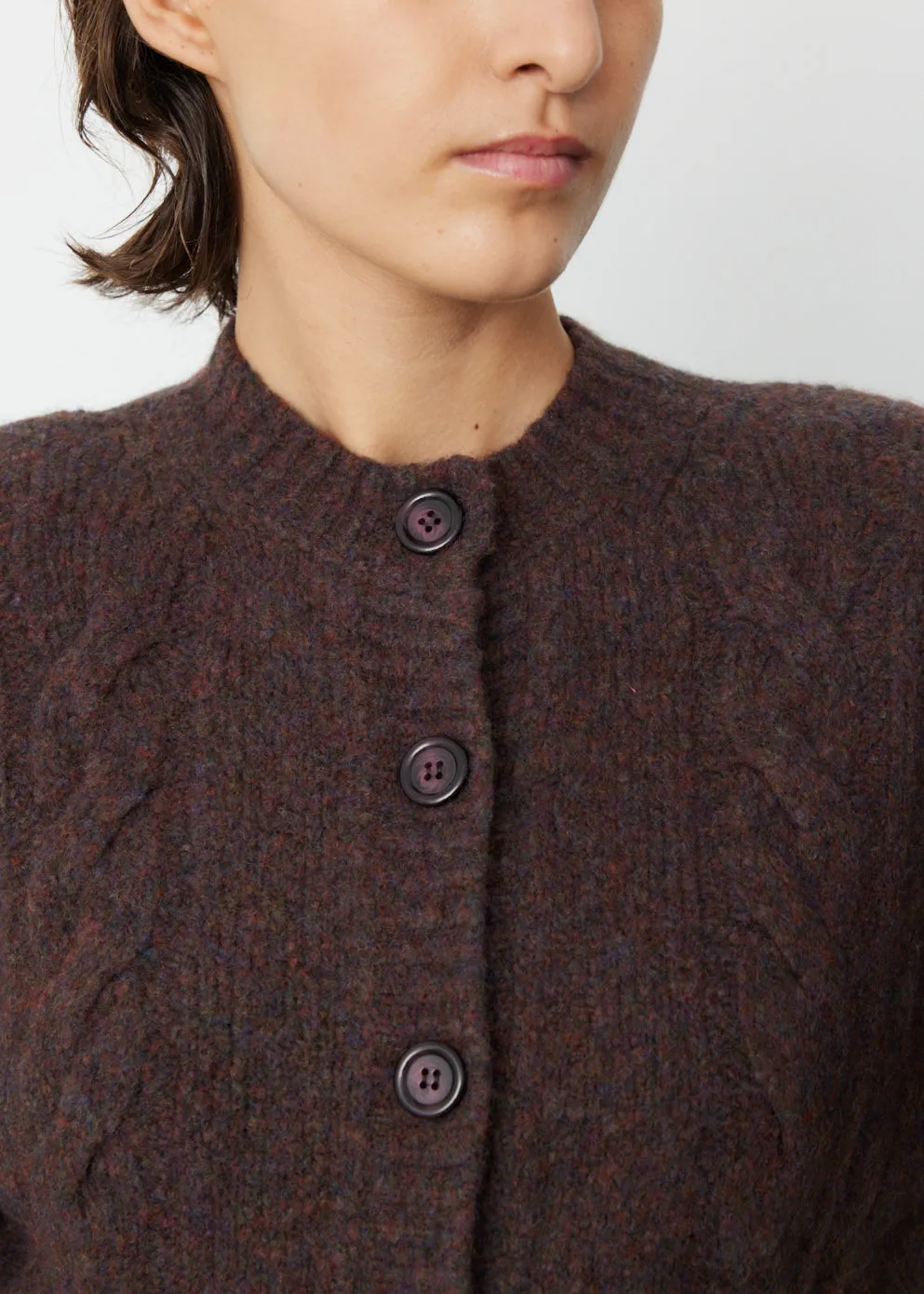 Terry Knit Cardigan