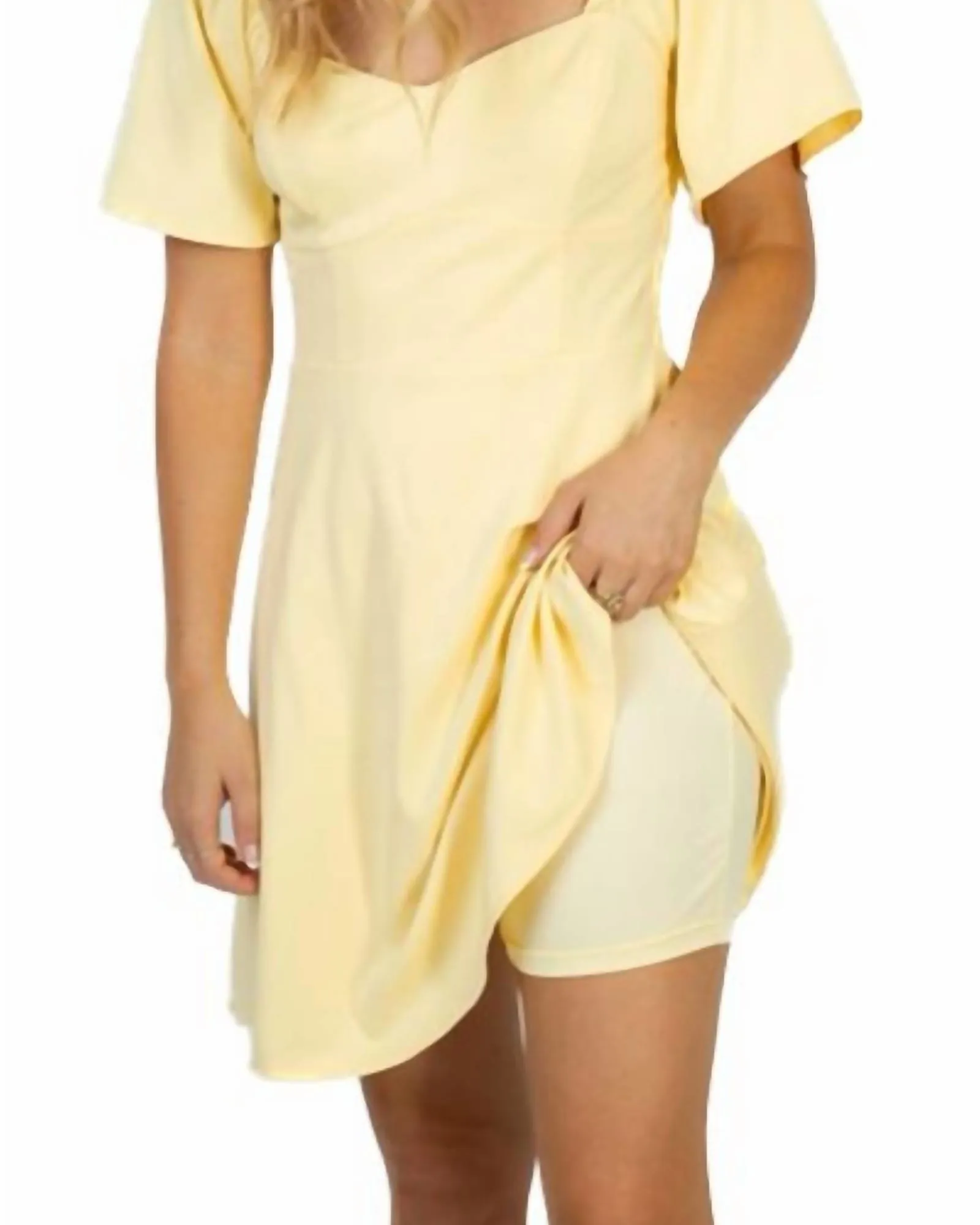 The Belle Dress in Pale Yellow | Pale Yellow