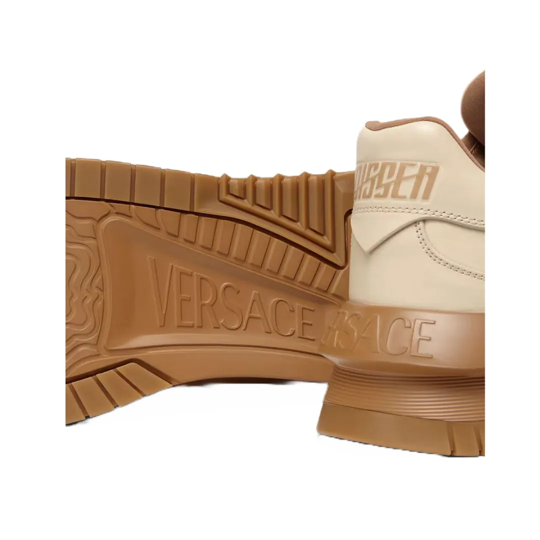 VERSACE GRECA ODISSEA SNEAKERS NUDE