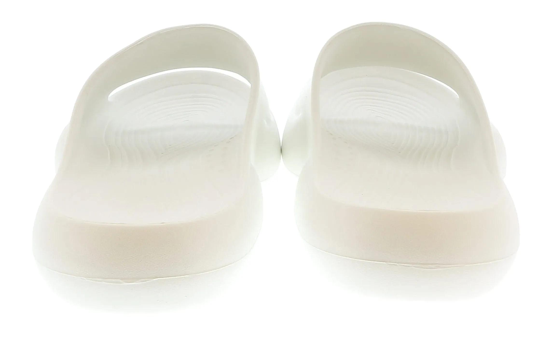 Versace Jeans Couture White Signature Platform Slide Sandals-