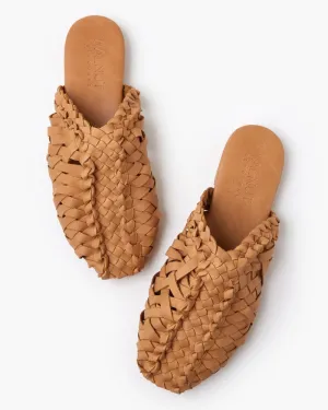 Vira Leather Mule - Tan