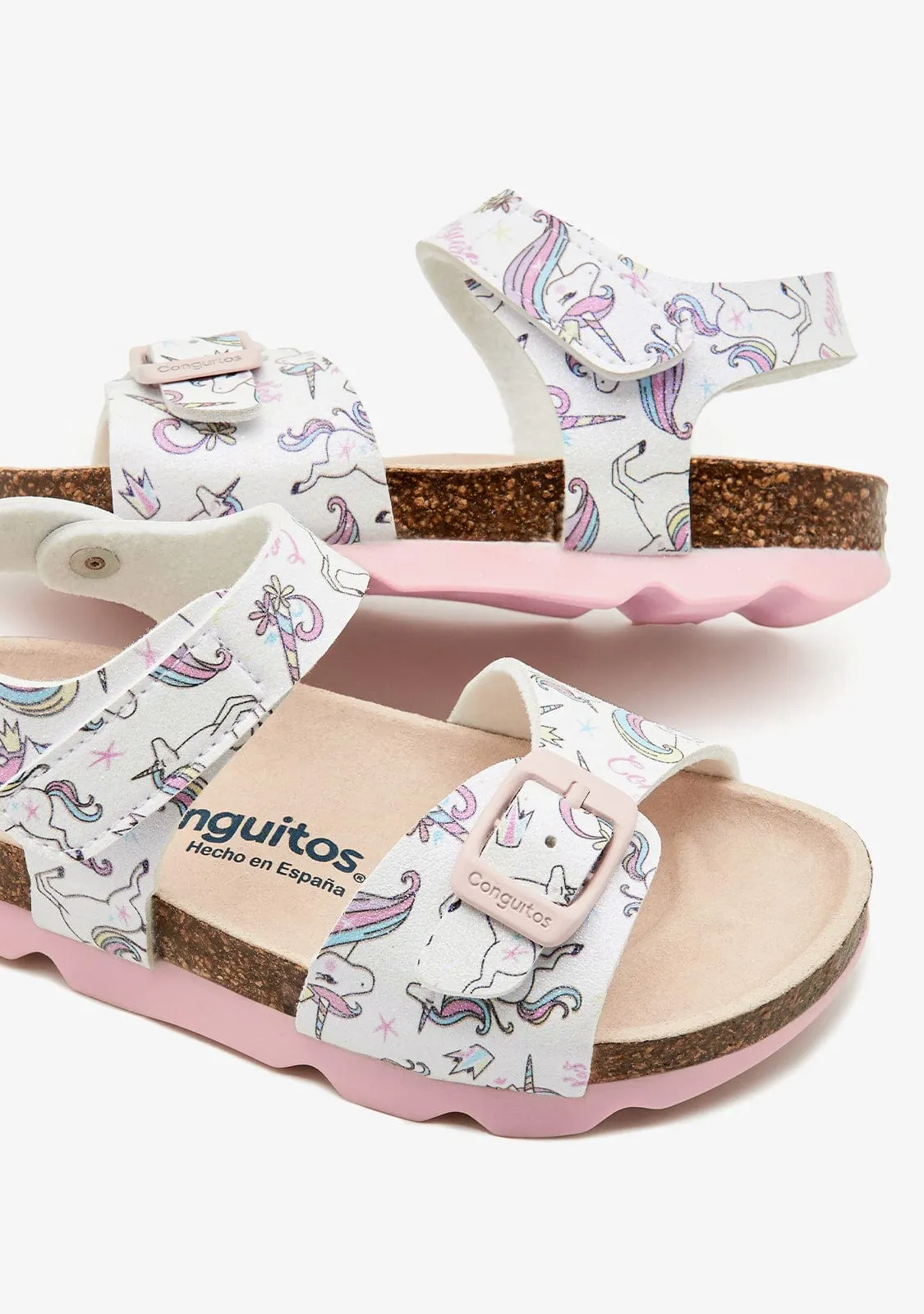 White Unicorns Sandals