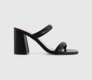 Womens Office Mori 2 Strap Mules Black
